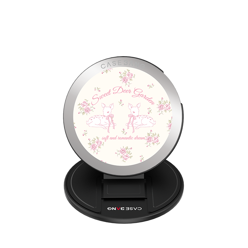 Sunshine Garden MagSafe grip stand with warm floral design | CASEBANG